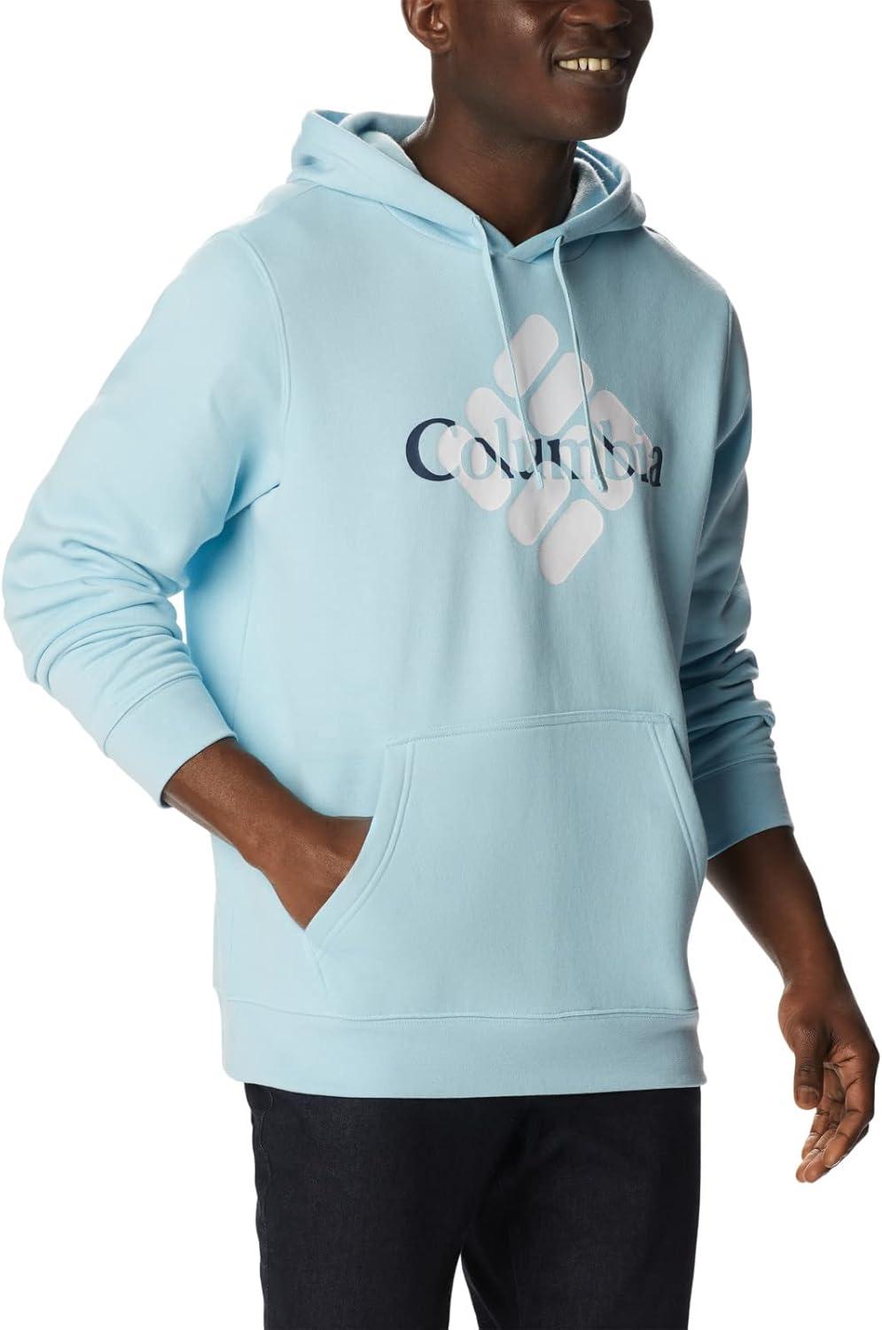 imageColumbia mens Trek HoodieSky BlueCentered Gem Logo