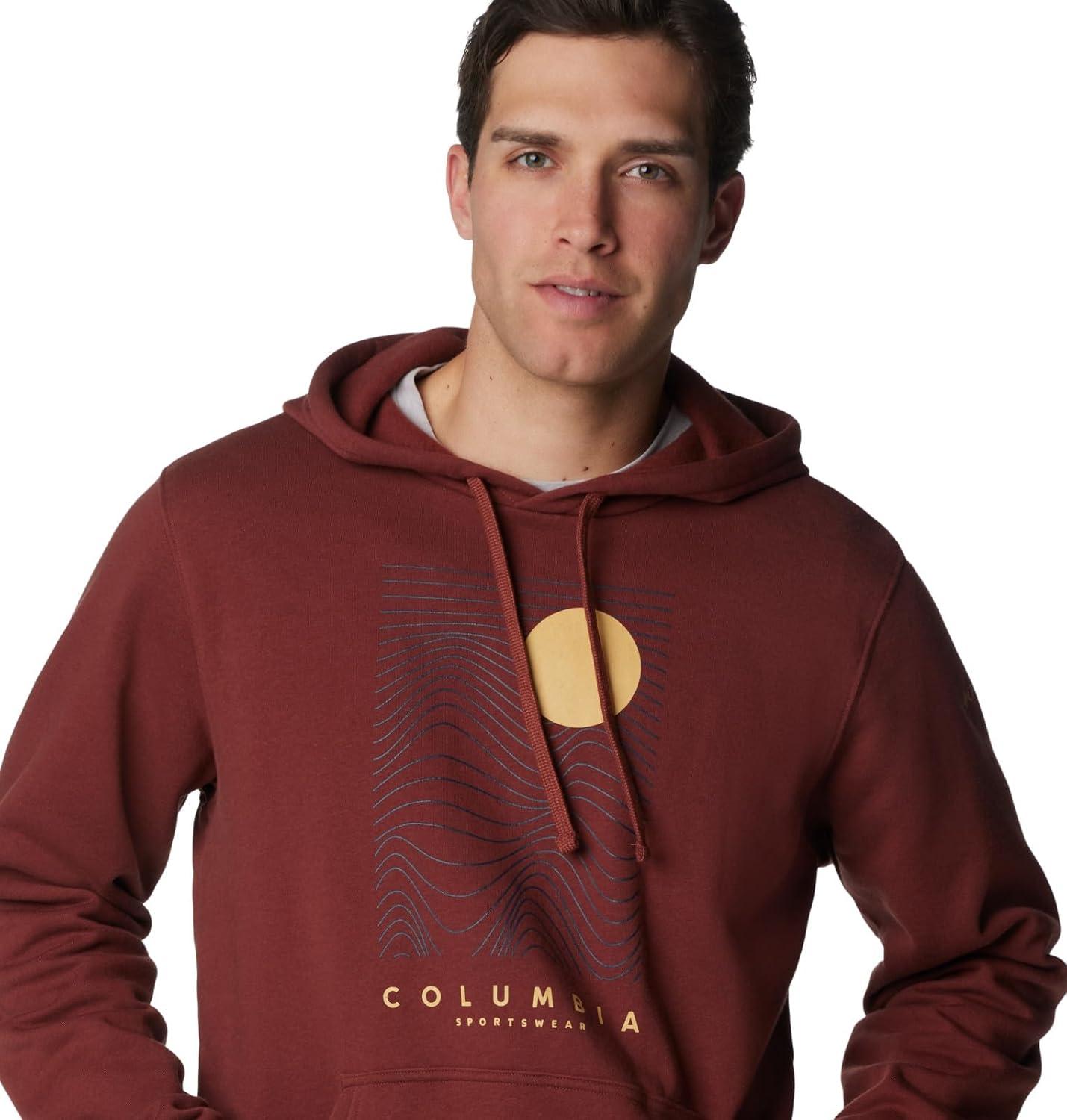 imageColumbia mens Trek HoodieSpiceLinear Drifts