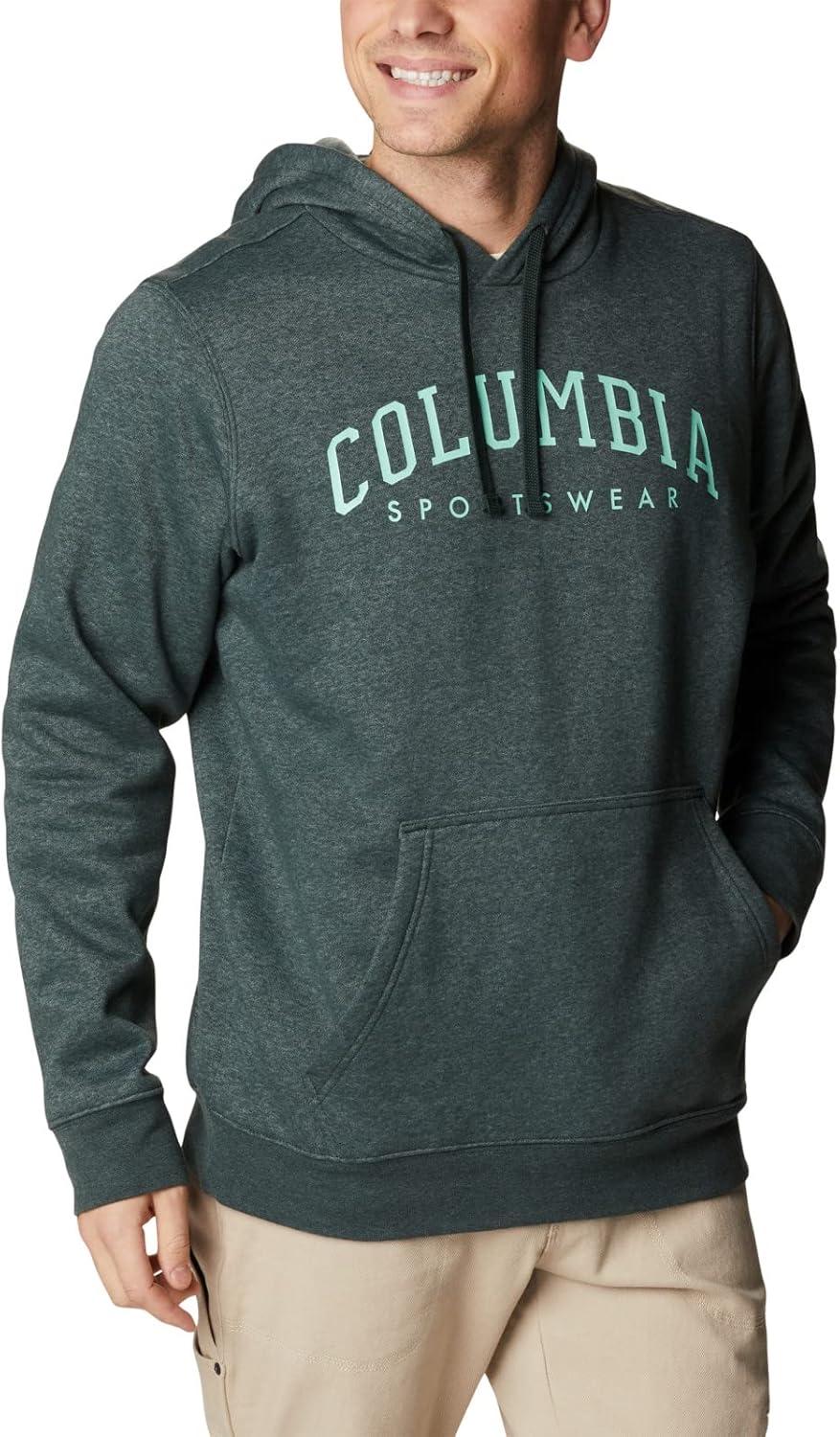 imageColumbia mens Trek HoodieSpruce HeatherCsc Arched Brand Logo