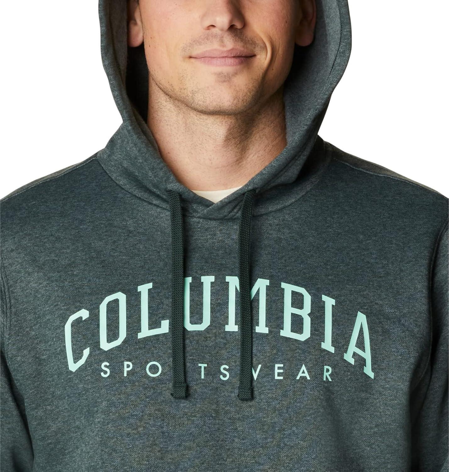 imageColumbia mens Trek HoodieSpruce HeatherCsc Arched Brand Logo