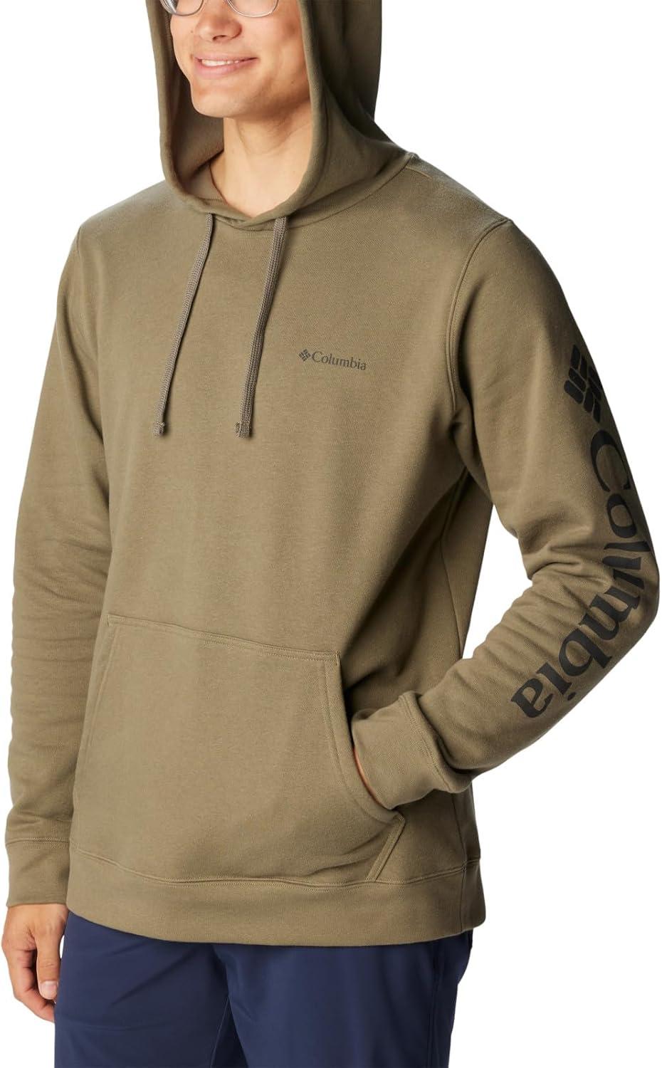 imageColumbia mens Trek HoodieStone Green Csc Sleeve Logo