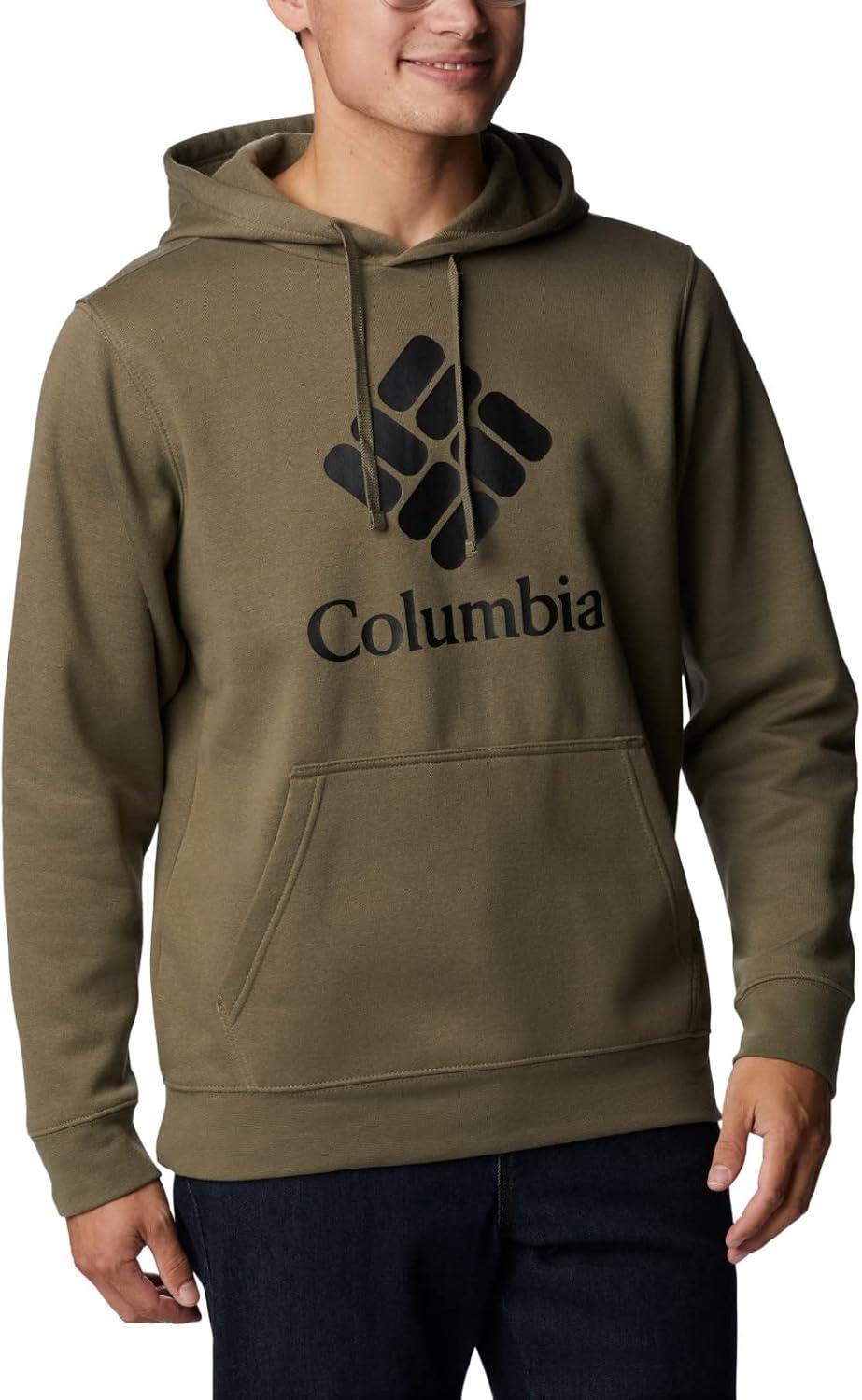 imageColumbia mens Trek HoodieStone GreenCsc Stacked Graphic