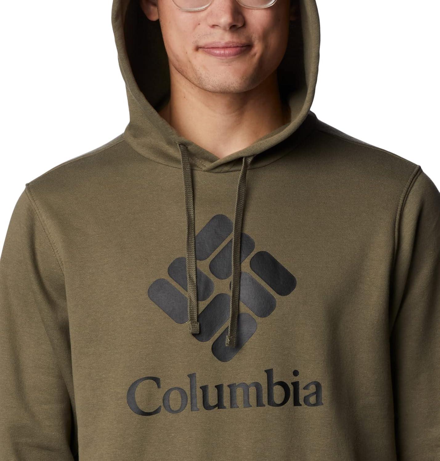 imageColumbia mens Trek HoodieStone GreenCsc Stacked Graphic