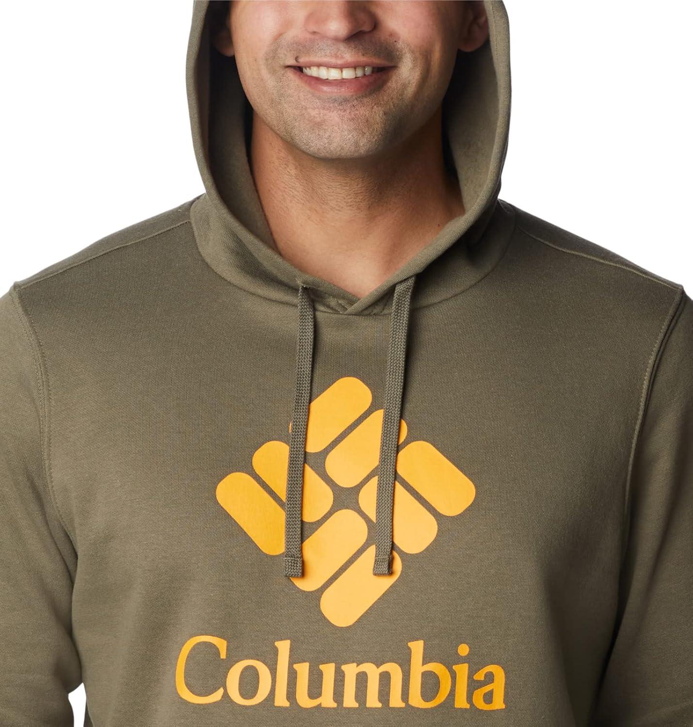 imageColumbia mens Trek HoodieStone GreenCsc Stacked Logo