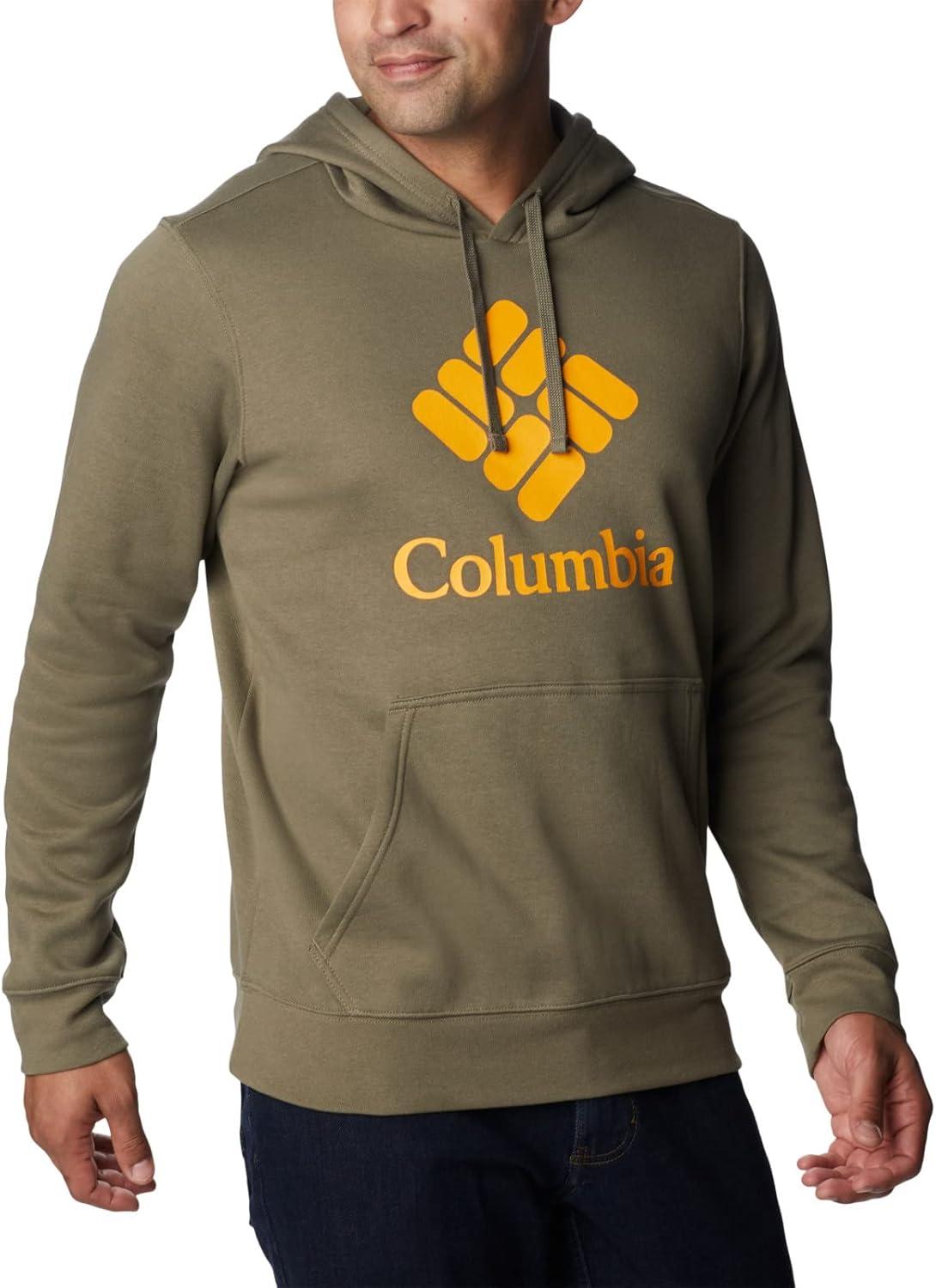 imageColumbia mens Trek HoodieStone GreenCsc Stacked Logo
