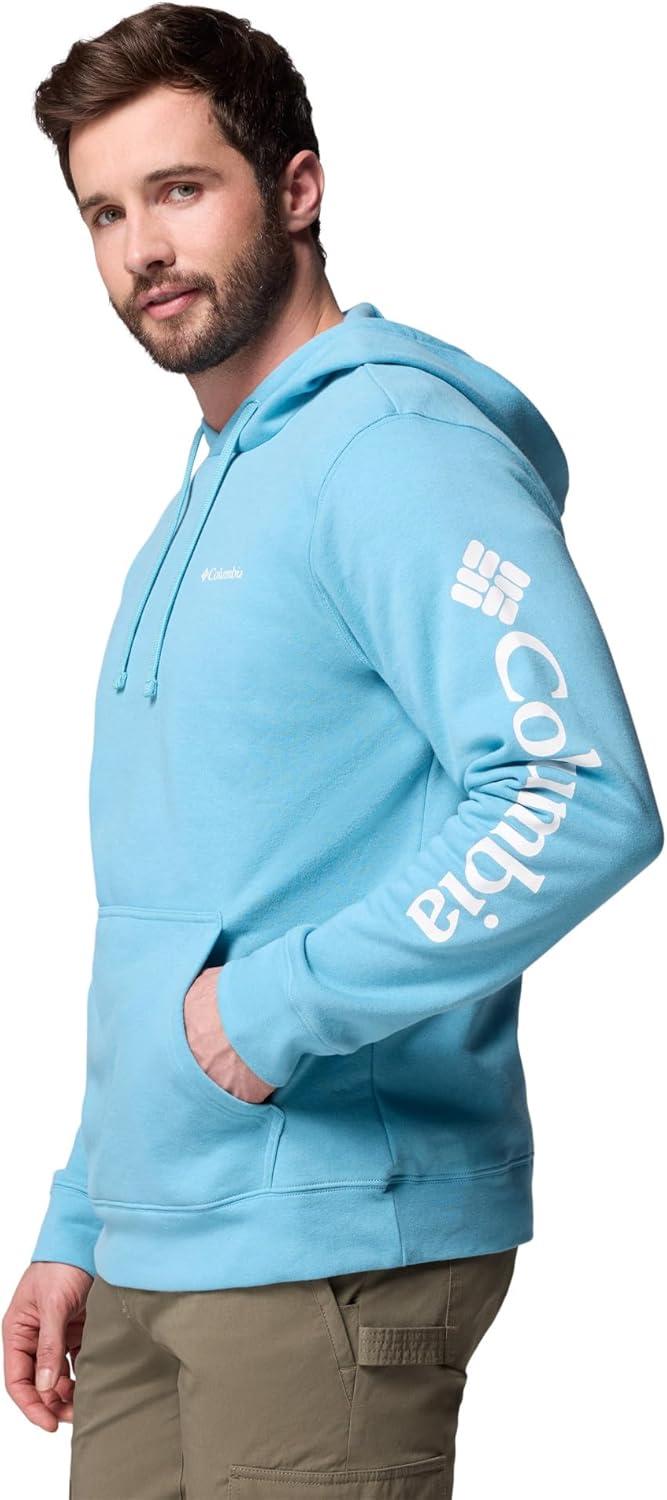 imageColumbia mens Trek HoodieVintage BlueCsc Sleeve Logo