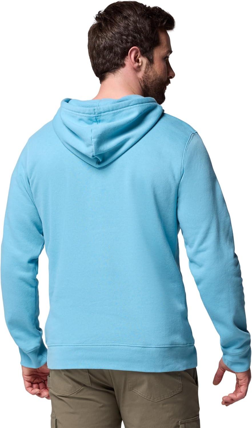 imageColumbia mens Trek HoodieVintage BlueCsc Sleeve Logo