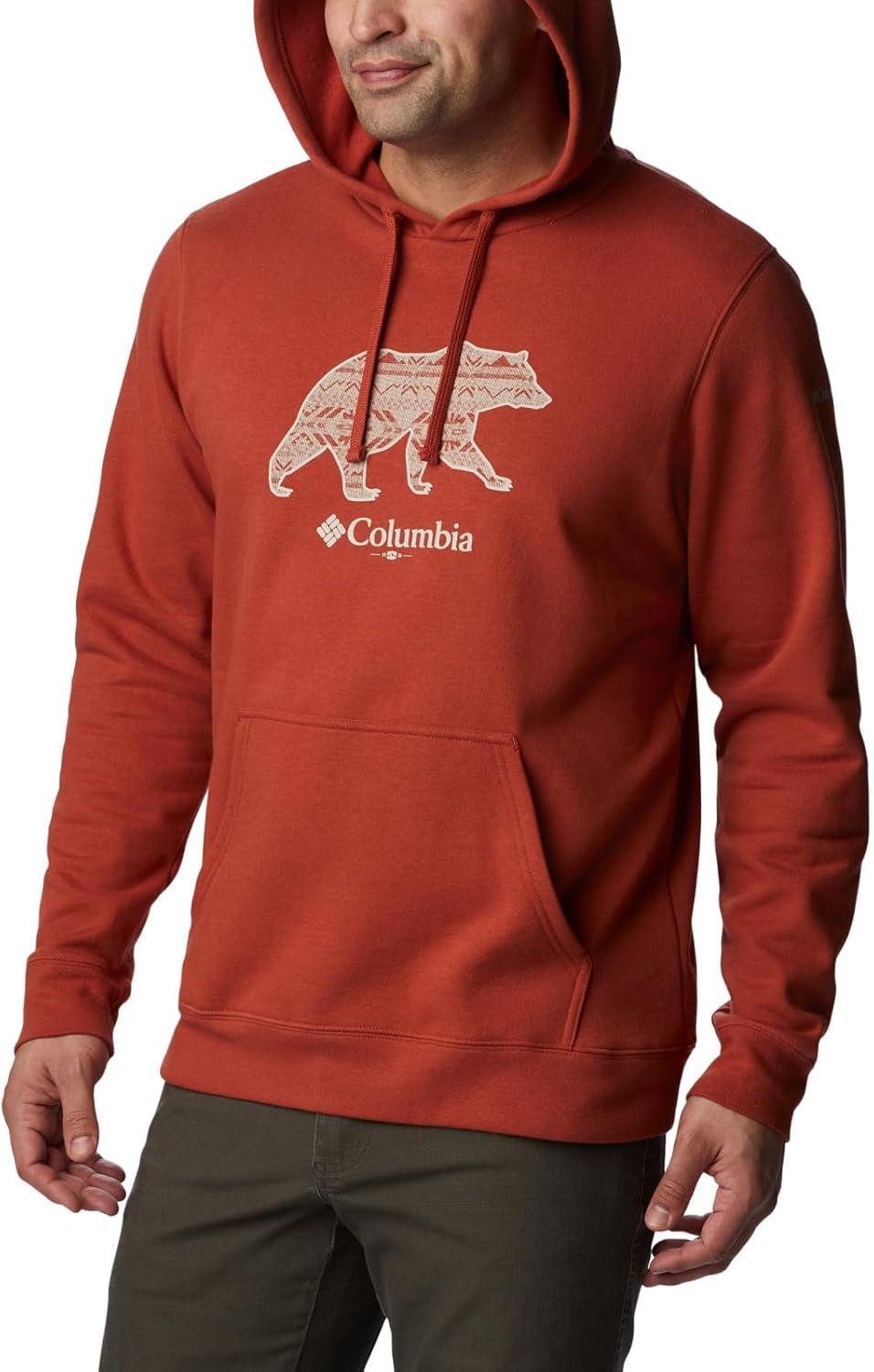imageColumbia mens Trek HoodieWarp Red Bearly Checkered Peaks Graphic