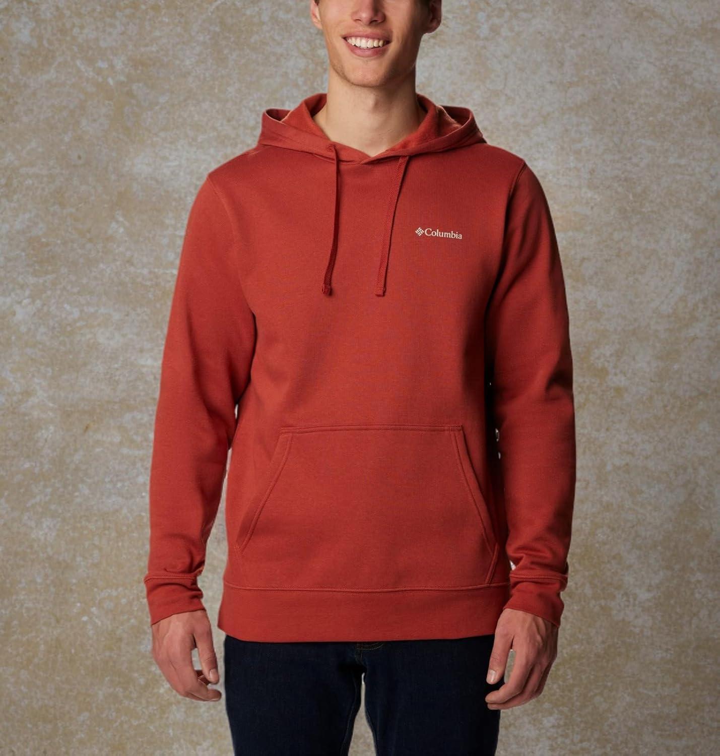 imageColumbia mens Trek HoodieWarp Red Boxed Gem Columbia Graphic
