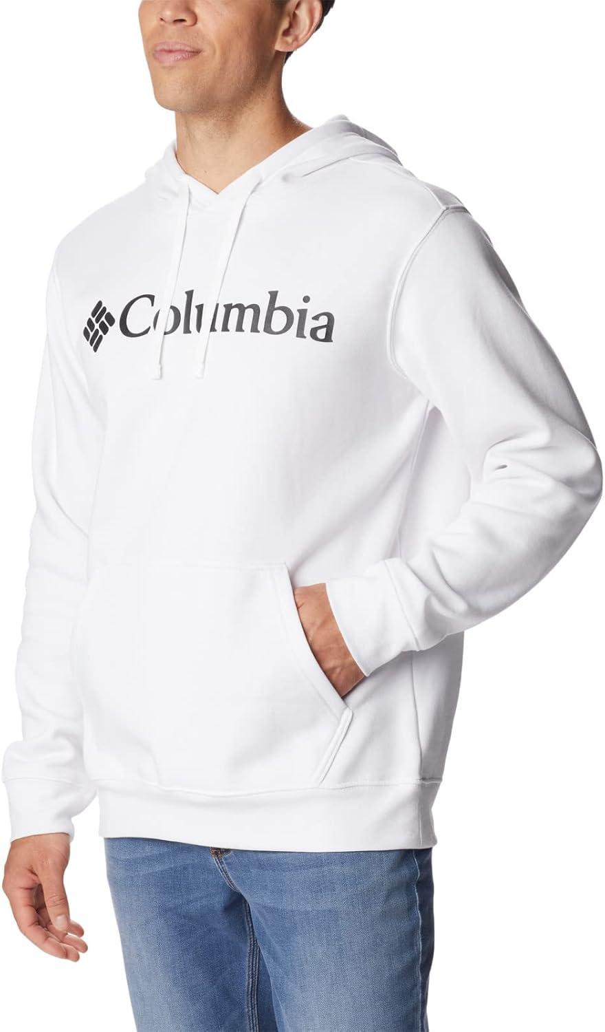 imageColumbia mens Trek HoodieWhiteCsc Branded Logo