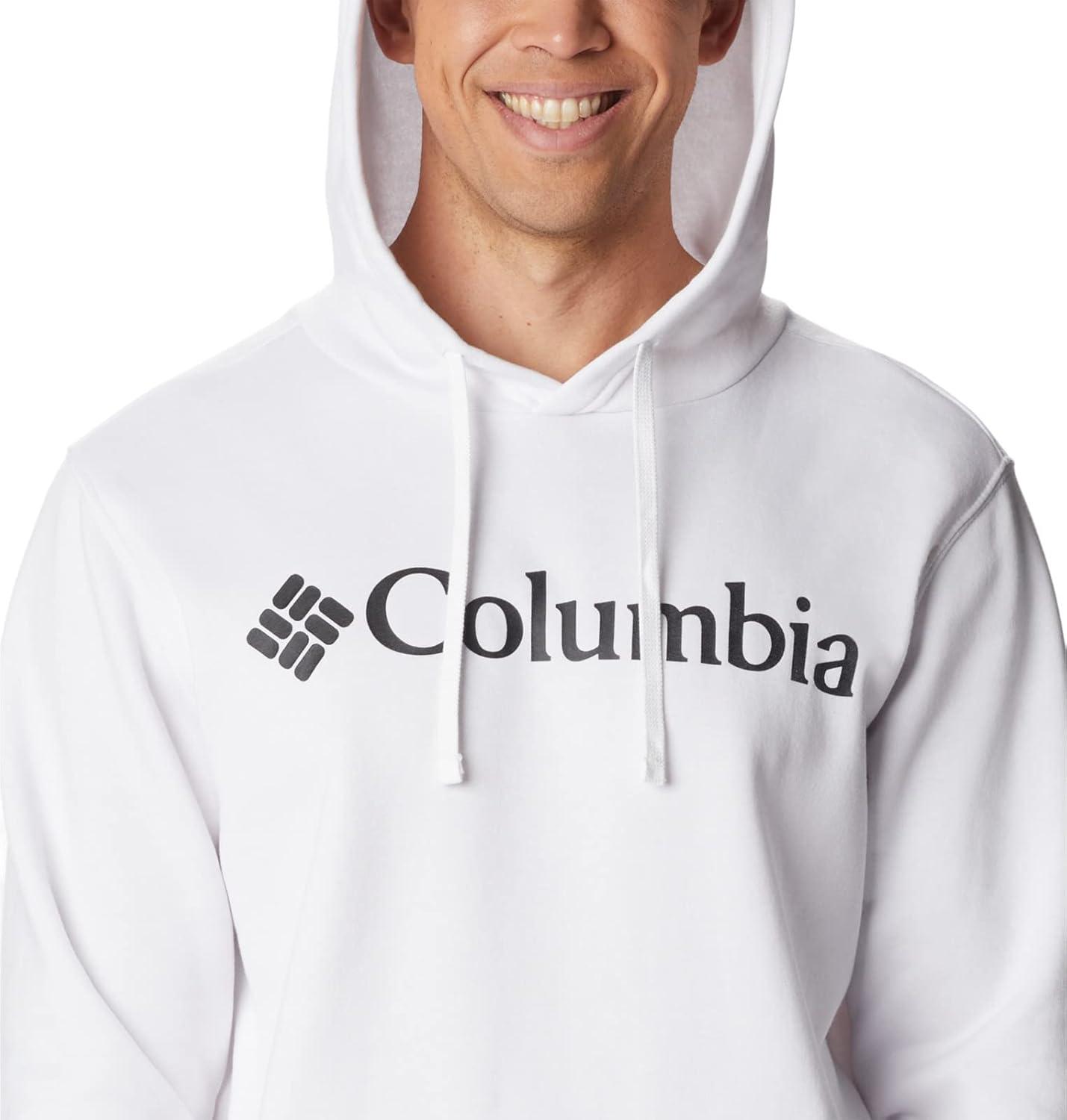 imageColumbia mens Trek HoodieWhiteCsc Branded Logo