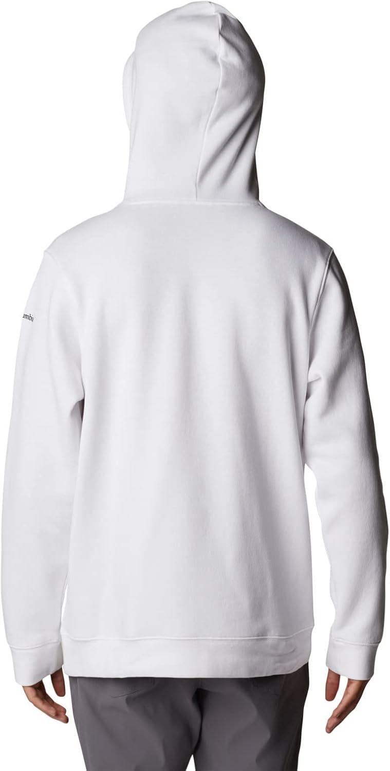 imageColumbia mens Trek HoodieWhiteTreestriped Flag