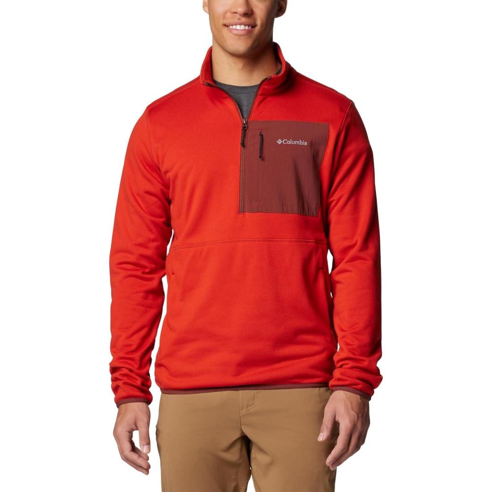 imageColumbia Mens Hike Half Zip IISail RedSail RedSpice