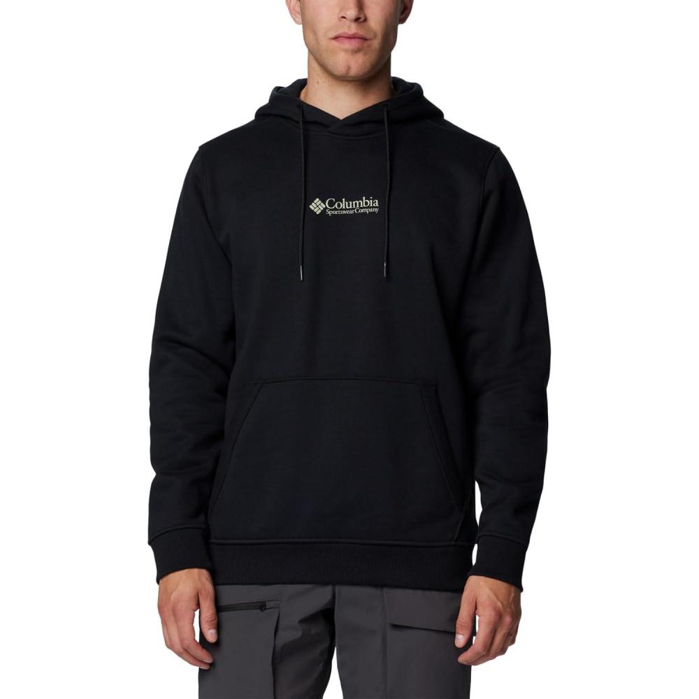 imageColumbia Mens Meridian Creek HoodieBlackCsc Center Chest