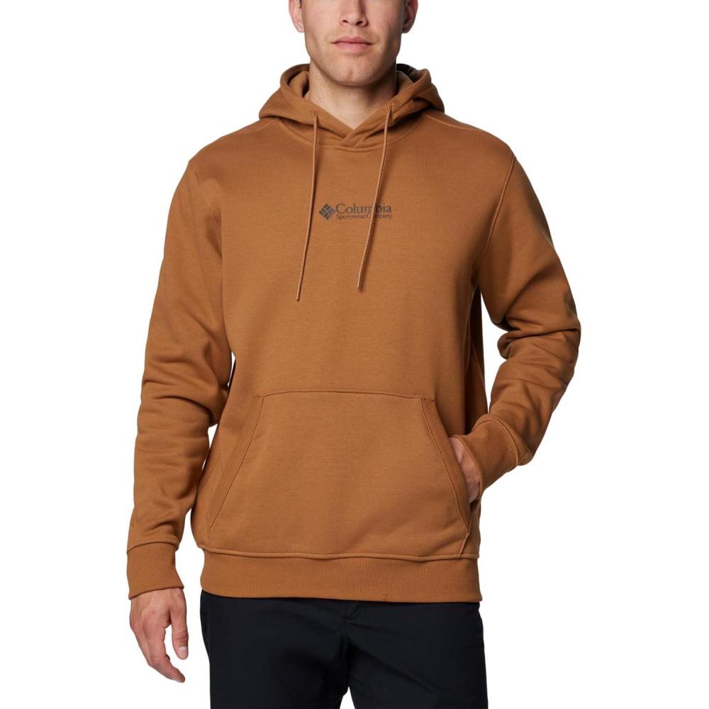 imageColumbia Mens Meridian Creek HoodieCamel BrownCsc Center Chest