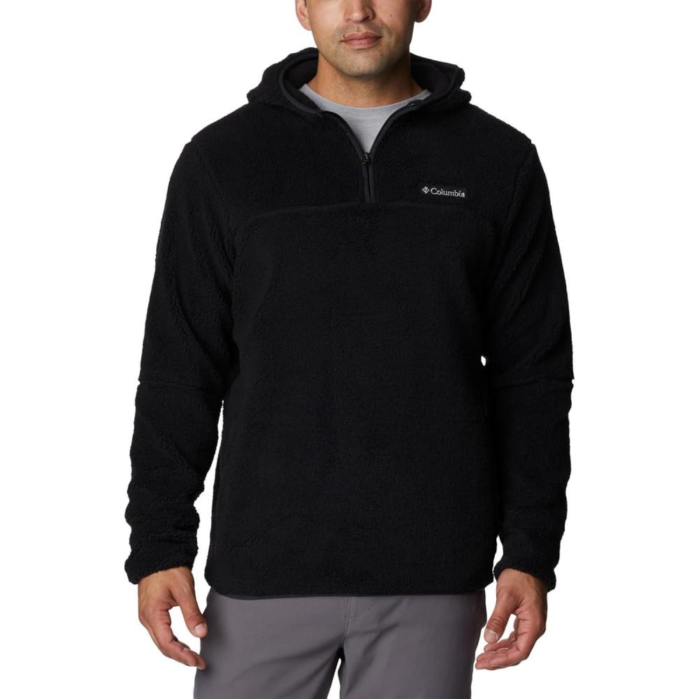 imageColumbia Mens Rugged Ridge III Sherpa Pullover HoodieBlack