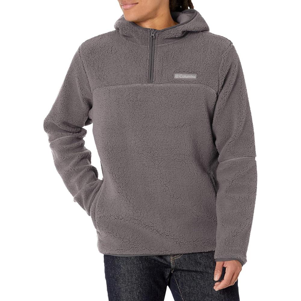 imageColumbia Mens Rugged Ridge III Sherpa Pullover HoodieCity Grey