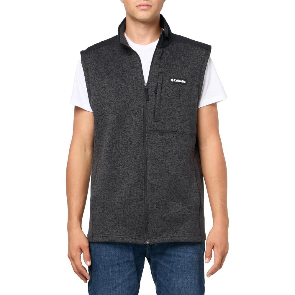 imageColumbia Mens Sweater Weather Vest IIBlack HeatherBlack