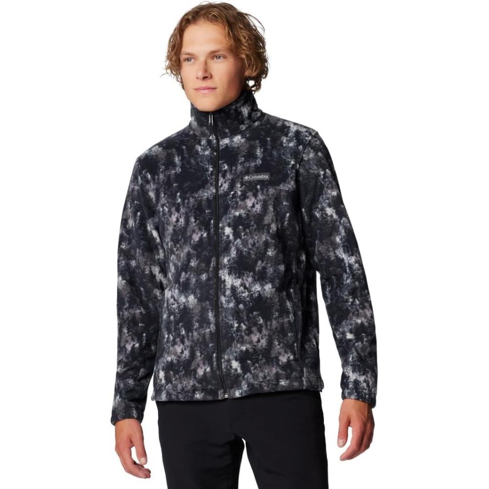 imageColumbia mens Steens Mountain Printed JacketBlack Timberwild