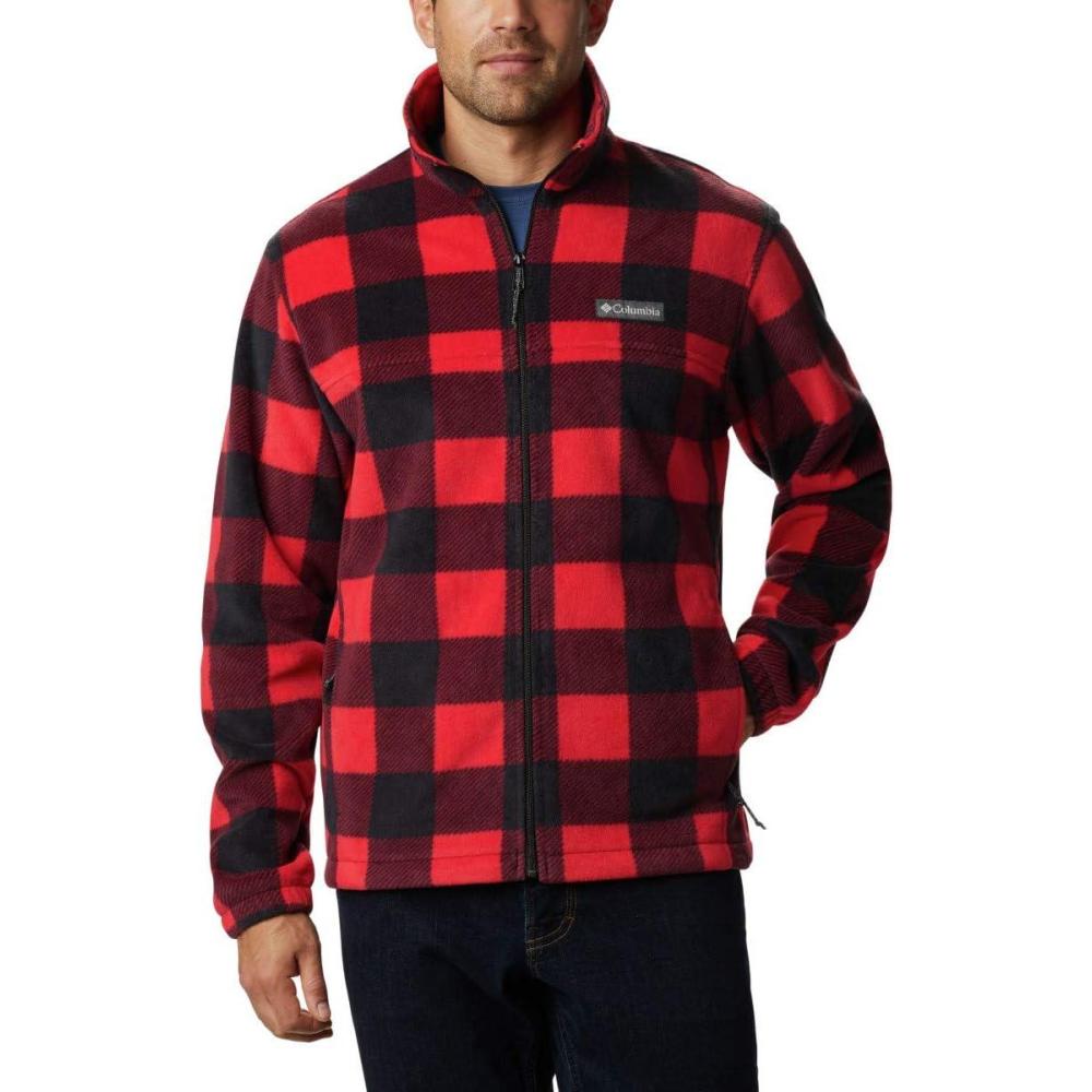 imageColumbia mens Steens Mountain Printed JacketMountain Red Check Print