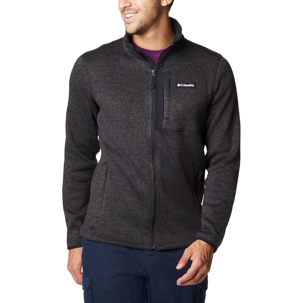 imageColumbia mens Sweater Weather Half ZipBlack Heather