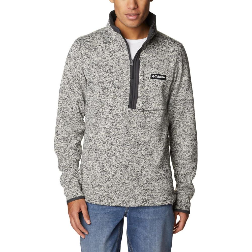 imageColumbia mens Sweater Weather Half ZipChalk HeatherShark