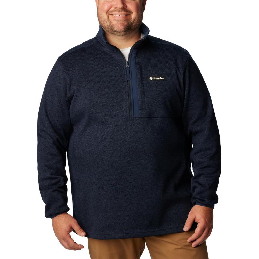 imageColumbia mens Sweater Weather Half ZipCollegiate Navy HeatherCollegiate Navy