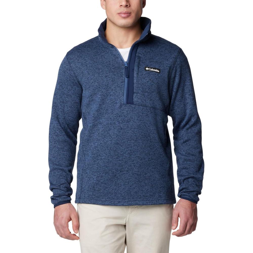 imageColumbia mens Sweater Weather Half ZipDark Mountain Heather