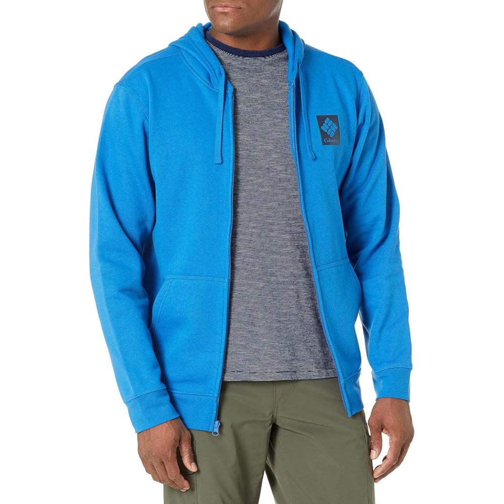 imageColumbia mens Trek Full Zip HoodieBright Indigo