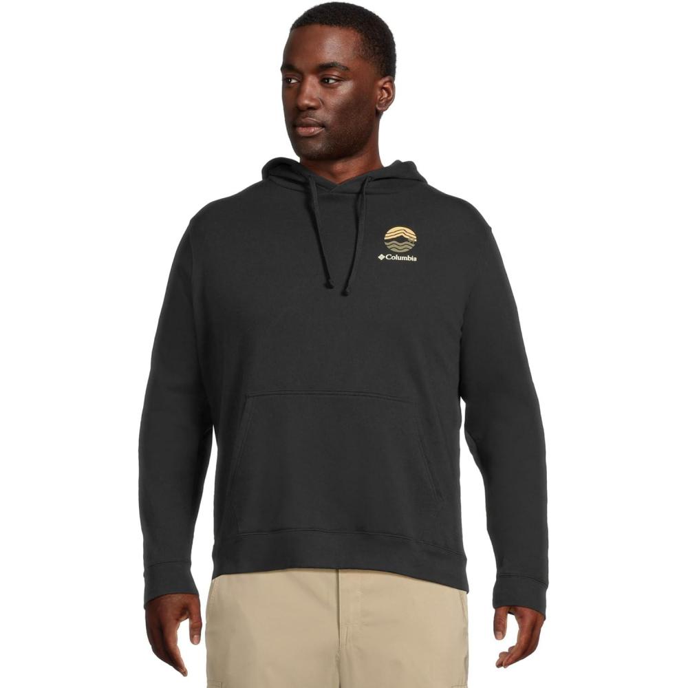 imageColumbia mens Trek HoodieBlackCircular Linescape