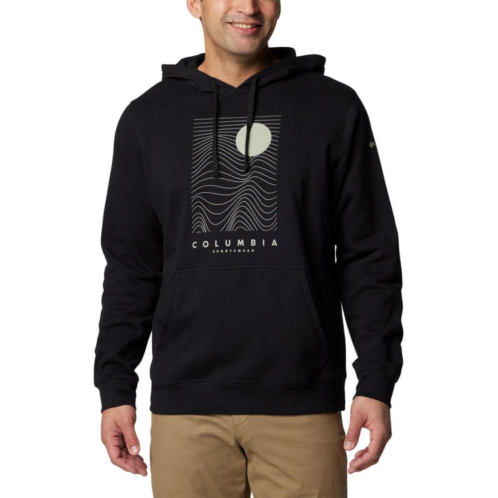 imageColumbia mens Trek HoodieBlackLinear Drifts