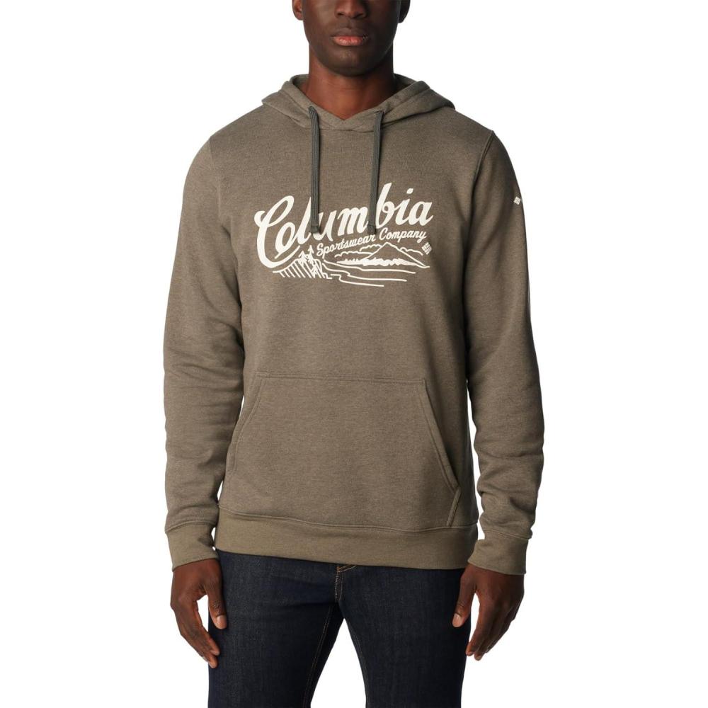 imageColumbia mens Trek HoodieCharcoal HeatherScripted Scene