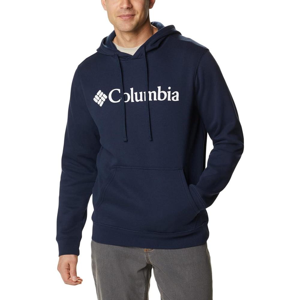 imageColumbia mens Trek HoodieCollegiate NavyWhite