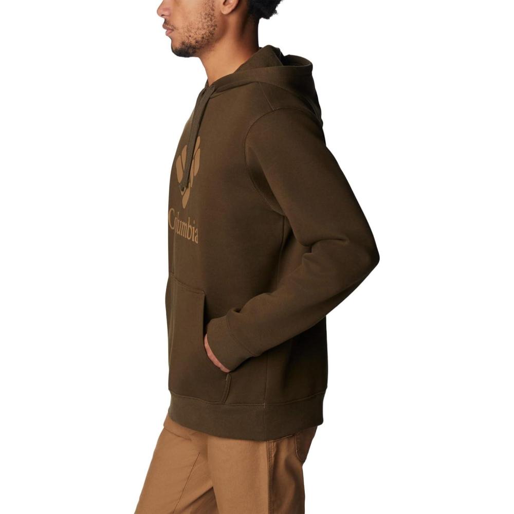 imageColumbia mens Trek HoodieOlive GreenCsc Stacked Graphic