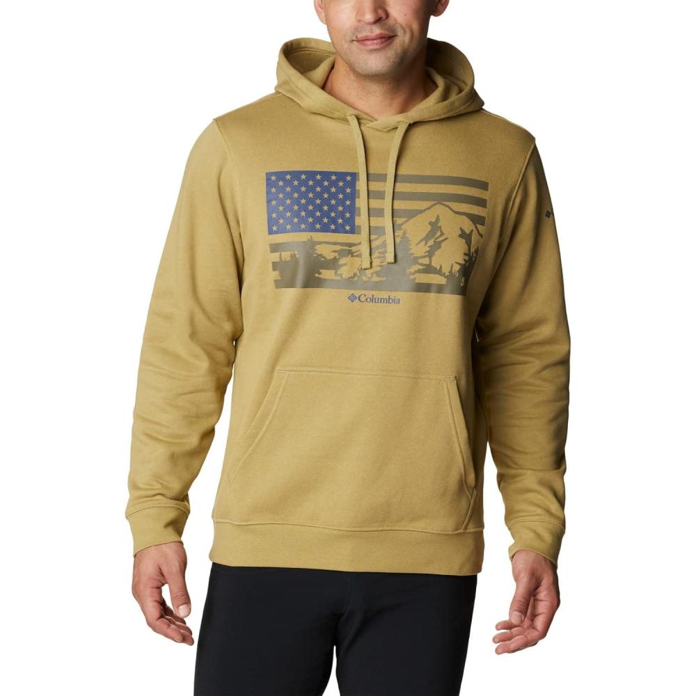 imageColumbia mens Trek HoodieSavoryUs Hood Flag