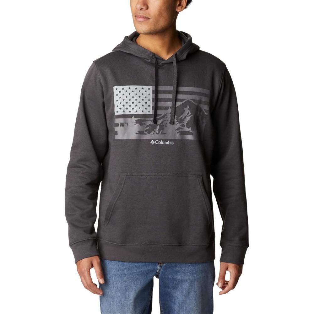 imageColumbia mens Trek HoodieSharkUs Hood Flag