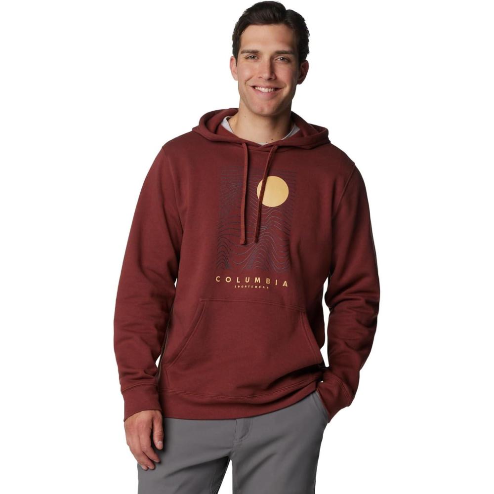 imageColumbia mens Trek HoodieSpiceLinear Drifts