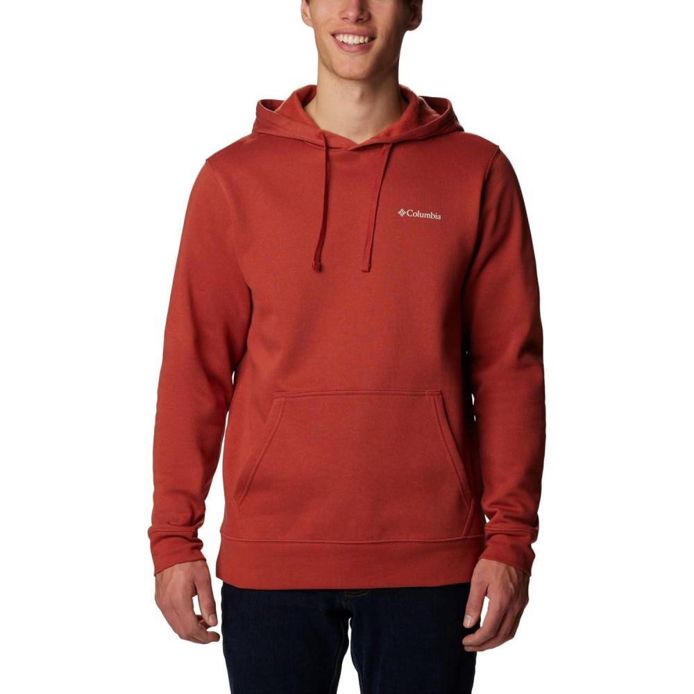 imageColumbia mens Trek HoodieWarp Red Boxed Gem Columbia Graphic