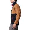 Columbia Men’s Backbowl II Full Zip Fleece, Camel Brown/Black, Medium