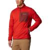 Columbia Men’s Hike Half Zip II(Sail Red/Sail Red/Spice)