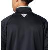 Columbia Men’s PFG Terminal Fleece 1/4 Zip(Black/Gulf Stream)