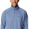 Columbia Men’s PFG Terminal Fleece 1/4 Zip(Bluestone/Collegiate Navy)