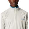 Columbia Men’s PFG Terminal Fleece 1/4 Zip(Cool Grey/Pool)