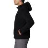 Columbia Men’s Rugged Ridge III Sherpa Pullover Hoodie(Black)