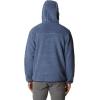 Columbia Men’s Rugged Ridge III Sherpa Pullover Hoodie(Dark Mountain)