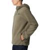 Columbia Men’s Rugged Ridge III Sherpa Pullover Hoodie(Stone Green)