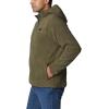 Columbia Men’s Rugged Ridge III Sherpa Pullover Hoodie(Stone Green)