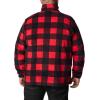 Columbia mens Steens Mountain Printed Jacket(Mountain Red Check Print)