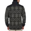 Columbia mens Sweater Weather Half Zip(Black Blanket Print/Black Lodge)