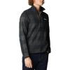 Columbia mens Sweater Weather Half Zip(Black Camo Buffalo/Black)